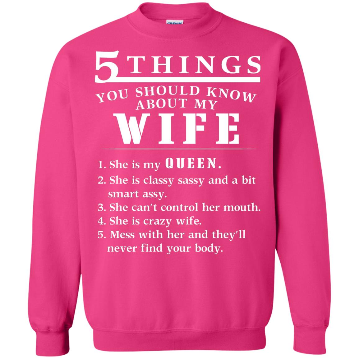 5 Things You Should Know About My Wife Husband T-shirt Heliconia