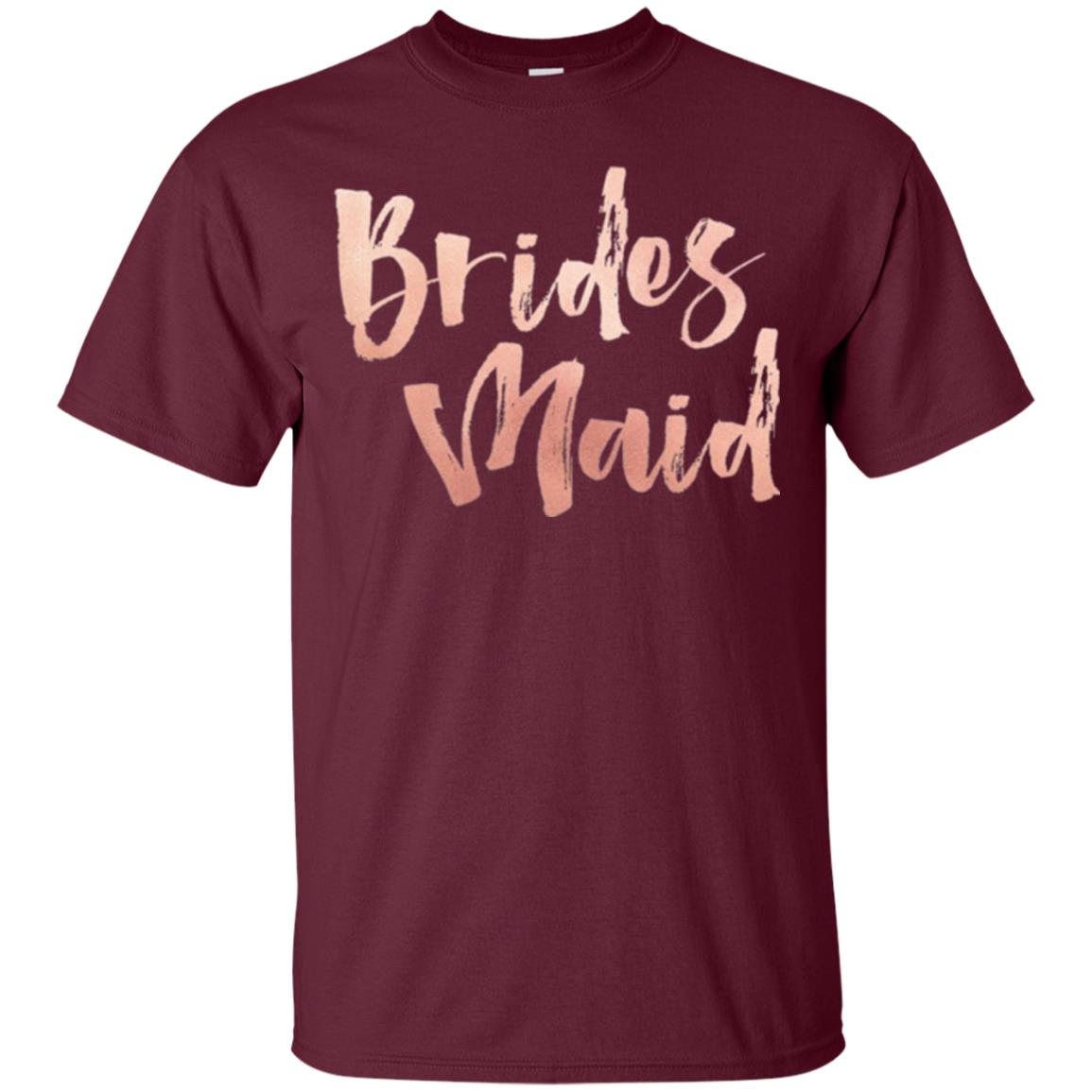 Bridal Shower Wedding Party Bridesmaid T-shirt Maroon