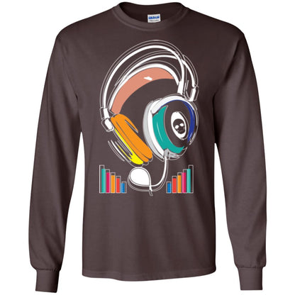 Music Lover T-shirt Sound Activated Glow Dark Chocolate