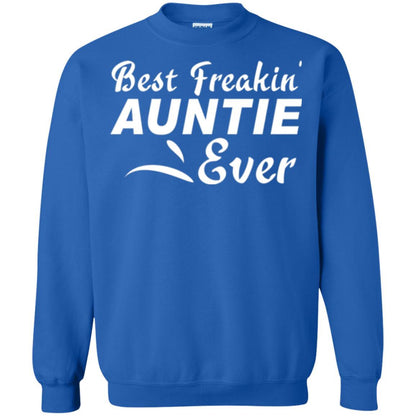 Aunt T-shirt Best Freakin' Auntie Ever Royal