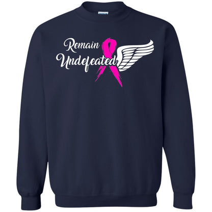 Breast Cancer T-shirt Remain Undefeated Navy