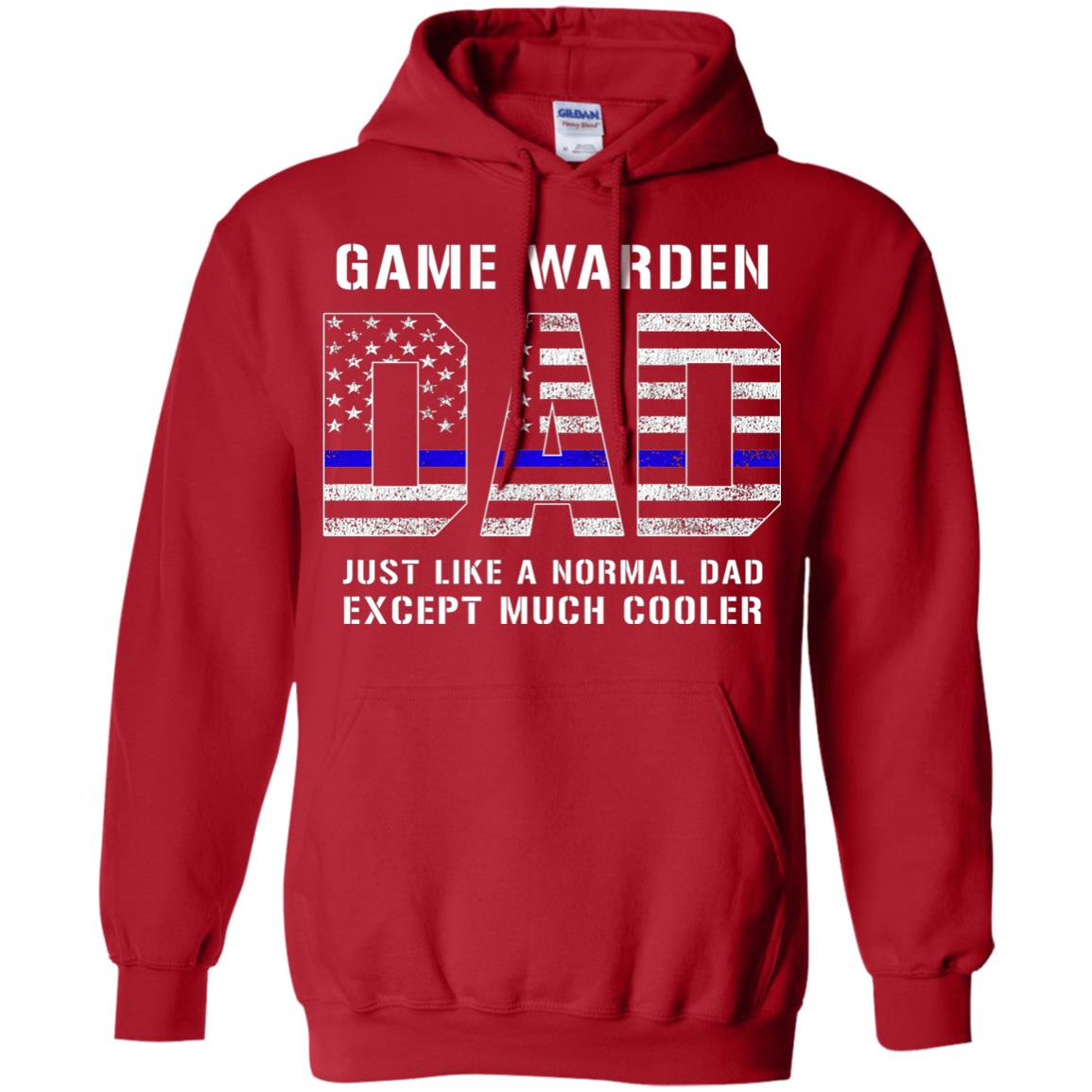 Game Warden Dad Normal Cooler Fathers Day Tbl Shirt Red