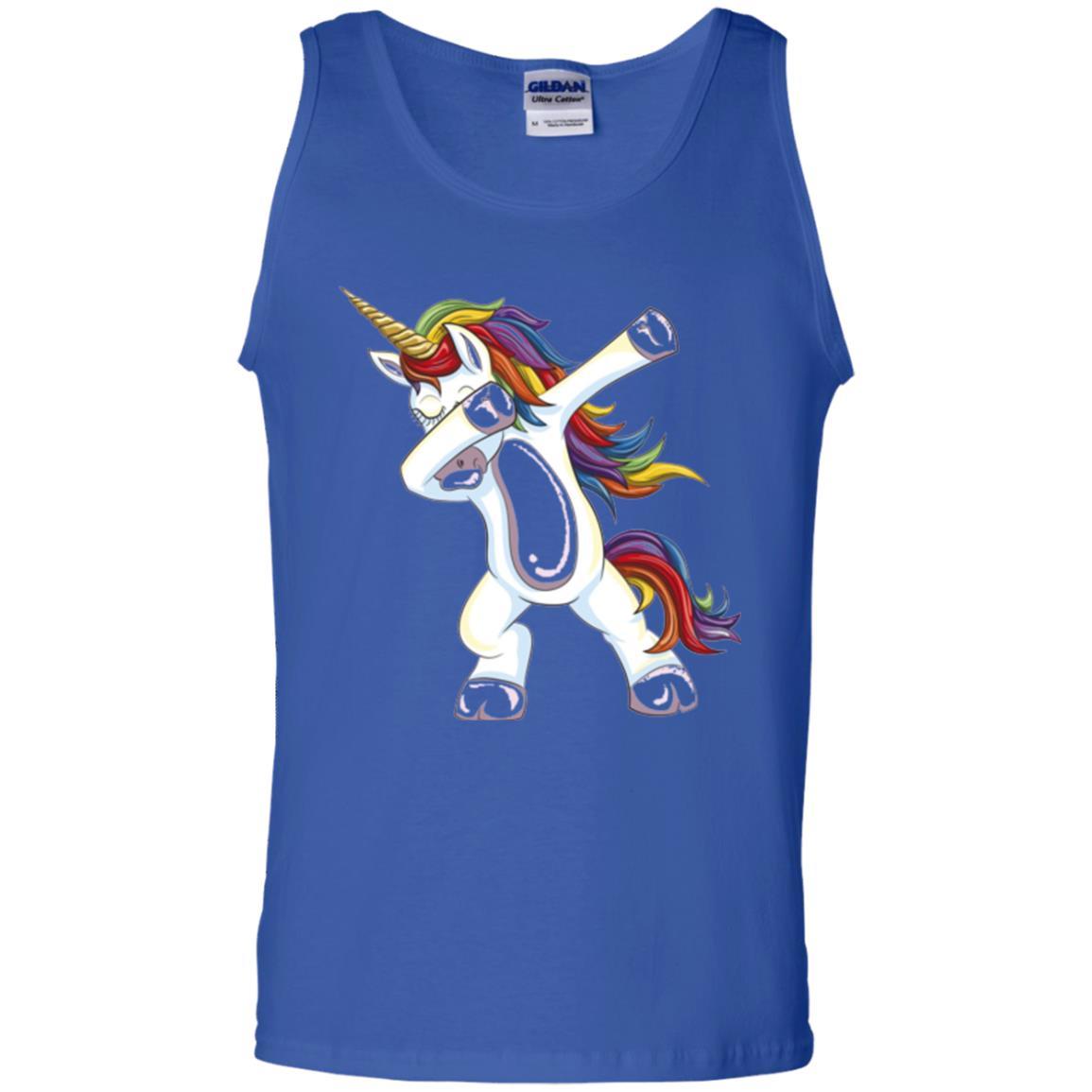 Funny Unicorn T-shirt Dabbing Unicorn T-shirt Royal