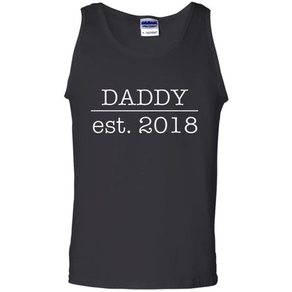 Daddy Est. 2018 Future Father First Time Black