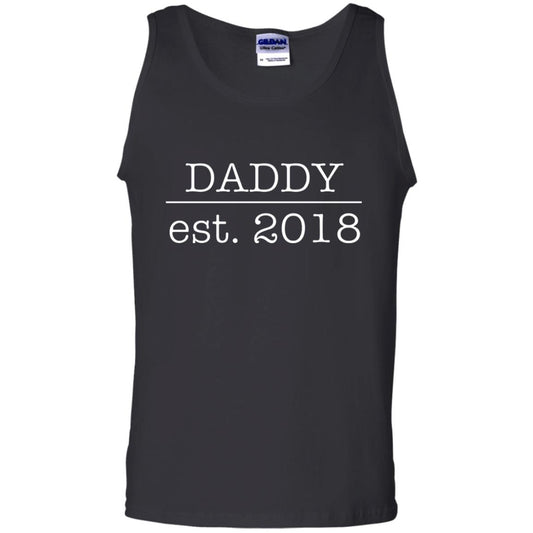 Daddy Est. 2018 Future Father First Time Black