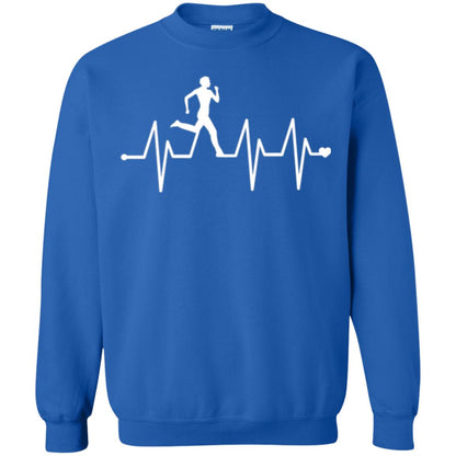 Running T-shirt Athletics Heartbeat Pulse Royal