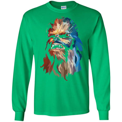 Chewbacca Art T-shirt Irish Green