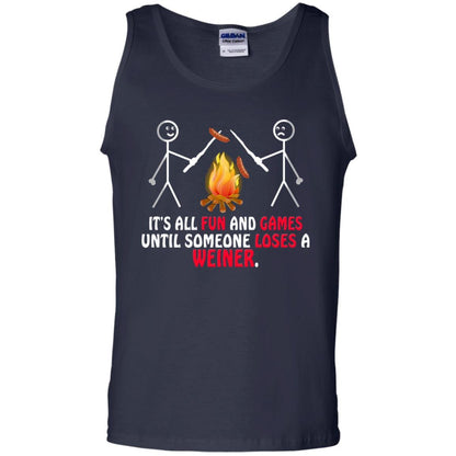 Camper T-shirt It's All Fun And Games Navy