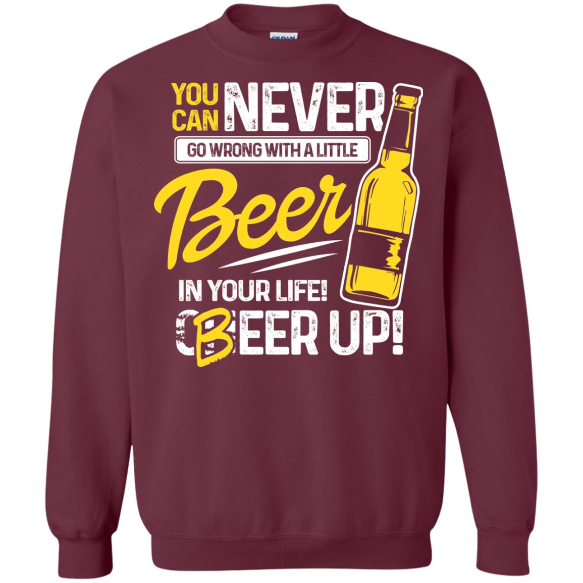 You Can Never Go Wrong With A Little Beer In Your Life Rock On Everyone Maroon