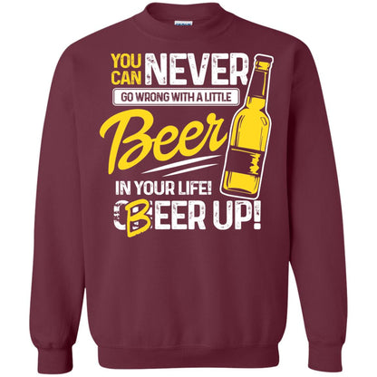 You Can Never Go Wrong With A Little Beer In Your Life Rock On Everyone Maroon