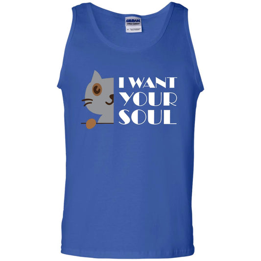 I Want Your Soul Cat Shirt Royal