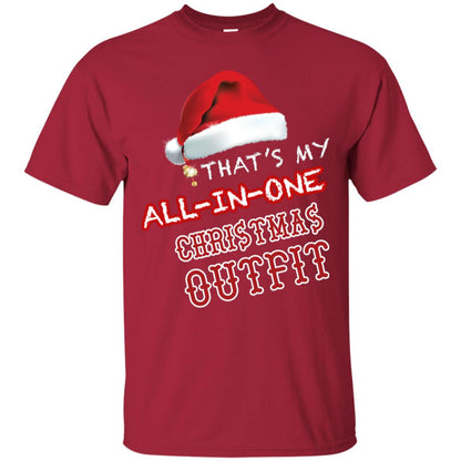That's My All In One Christmas Outfit X-mas Gift Shirt For Mens Or Womens Cardinal