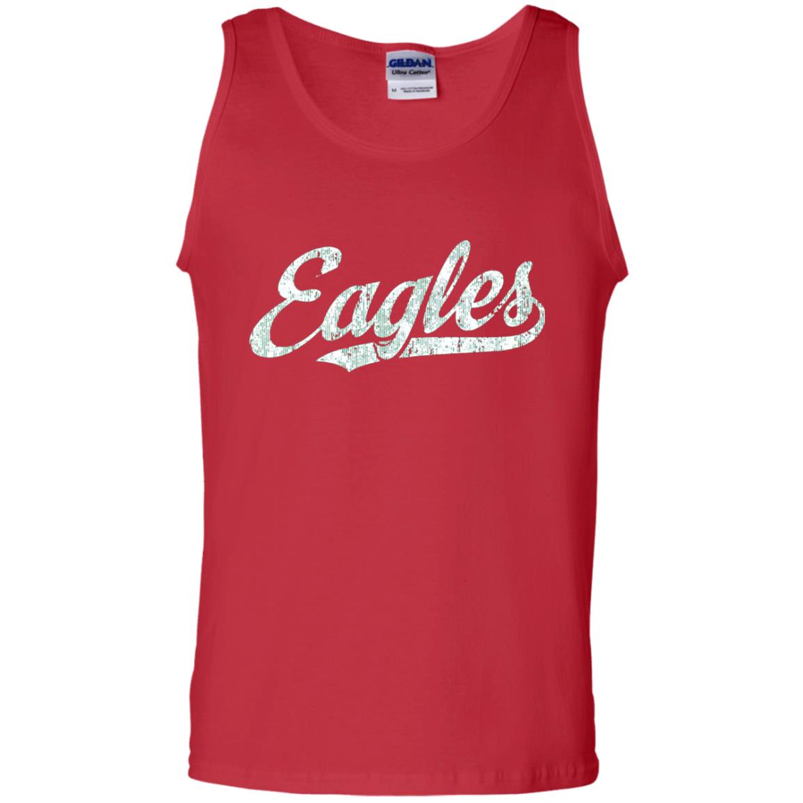 Eagles Mascot T-shirt Vintage Sports Name Red