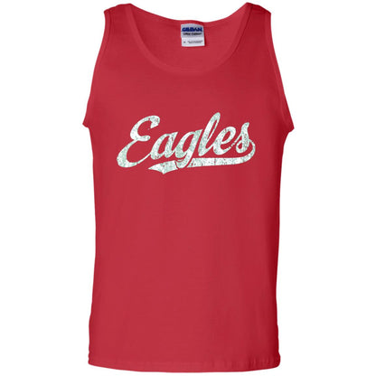 Eagles Mascot T-shirt Vintage Sports Name Red
