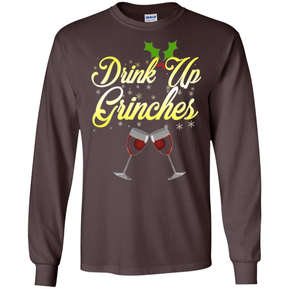 Christmas T-shirt Drink Up Grinches Dark Chocolate