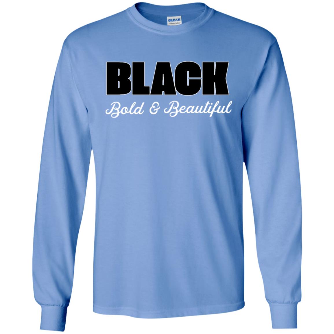 Black Bold And Beautiful Shirt Carolina Blue