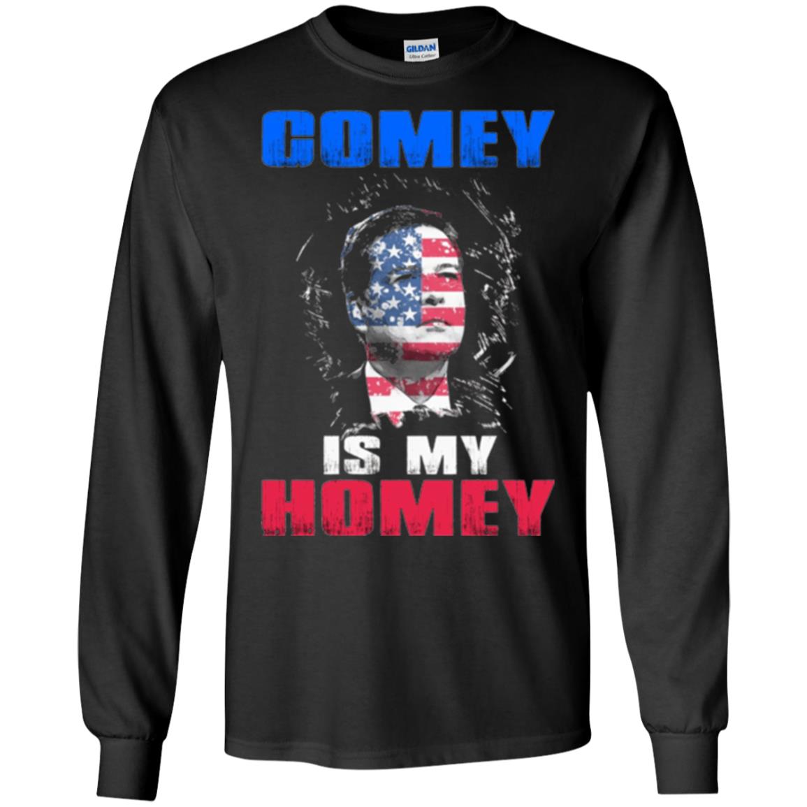 Fbi Director T-shirt Comey Is My Homey T-shirt Black