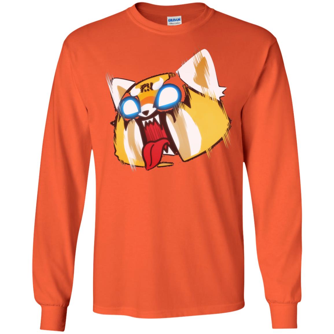 Aggretsuko Screaming Rage Tee Shirt Orange
