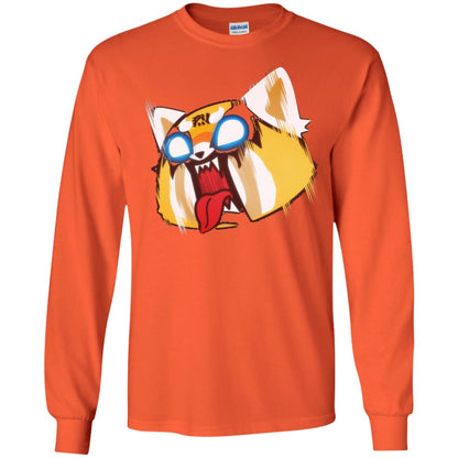 Aggretsuko Screaming Rage Tee Shirt Orange