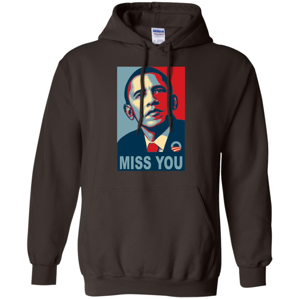 American President Miss You Political T-shirt Dark Chocolate