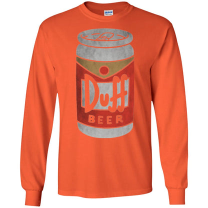 Beer Lovers T-shirt Duff Beer Orange
