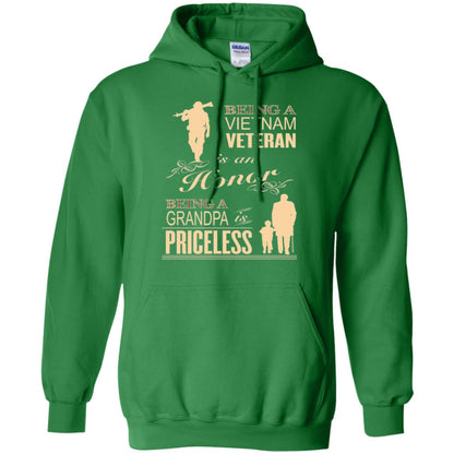 Veteran T-shirt Being A Vietnam Veteran Is An Honor Irish Green