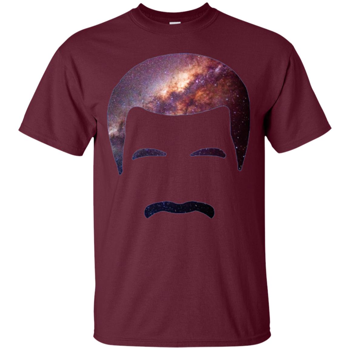 Neil Degrasse Tyson Galaxy T-shirt Maroon