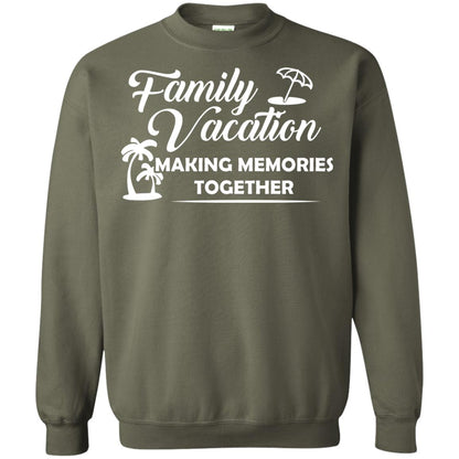 Family Vacation Making Memories Together Military Green