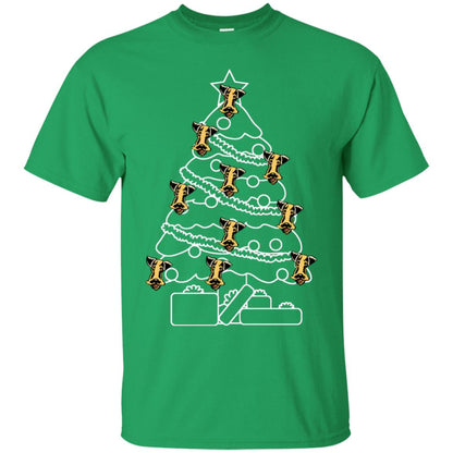 Terrier Dog Face Christmas Tree Gift Shirt Irish Green