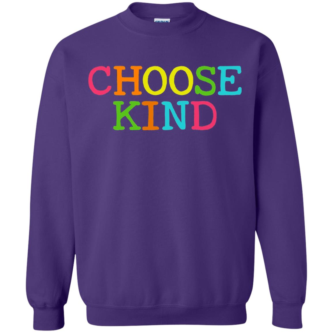 Choose Kind Be Kind Anti Bullying T-shirt Purple