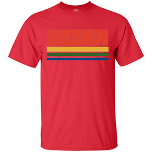 Vegan T-shirt Retro Style Veganism