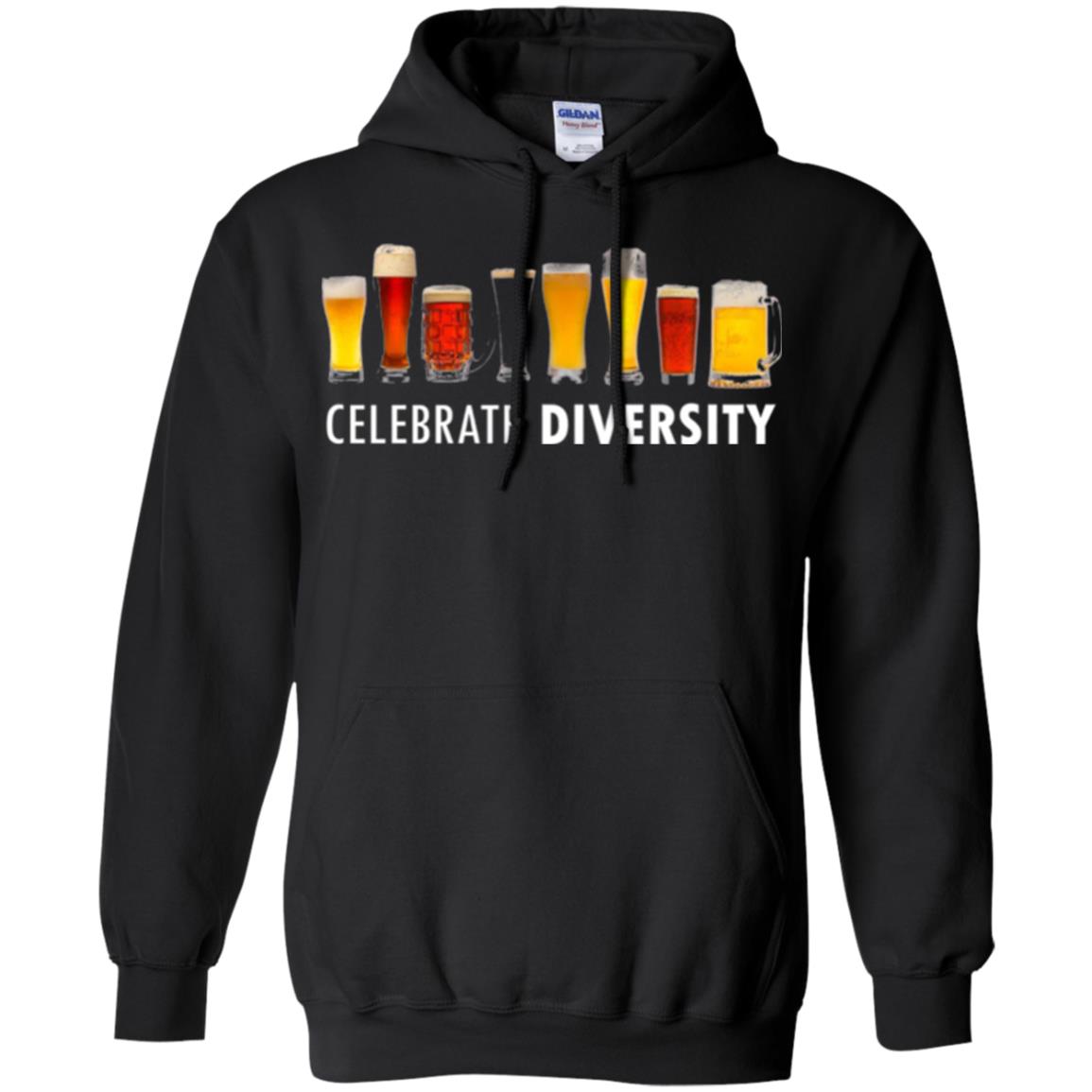 Beer Lovers T-shirt Celebrate Diversity Black