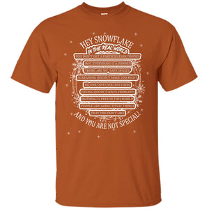 Hey Snowflake In The Real World You Don_t Get A Participation Trophy Military T-shirtG200 Gildan Ultra Cotton T-Shirt