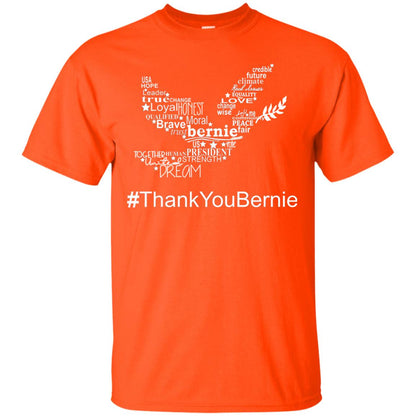 Hash Tag Thank You Bernie Shirts Orange