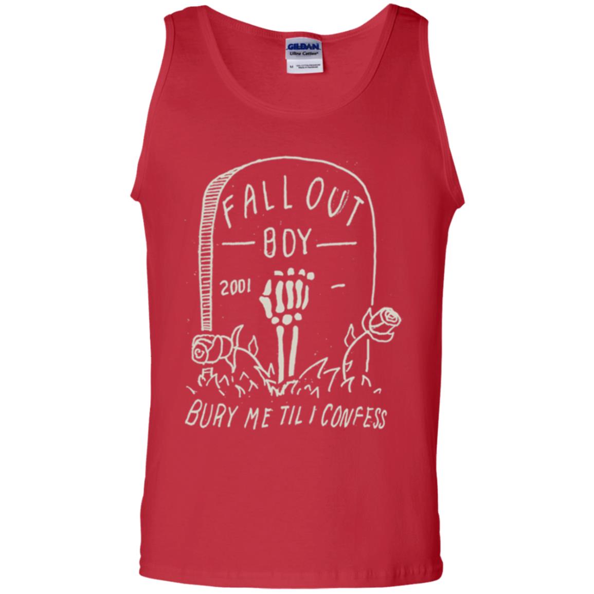 Fall Out Boy Bury Me Till I Confess T-shirt Red