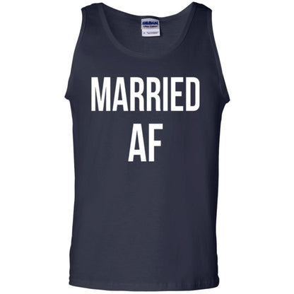 Married Af Funny T-shirt Navy