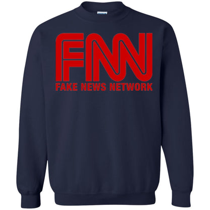 Anti Trump T-shirt Fnn Fake News Network T-shirt Navy
