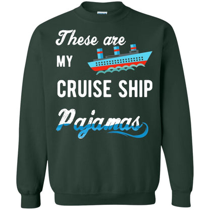 My Cruise Ship Pajamas Cruise Family Vacation T-shirt Forest Green