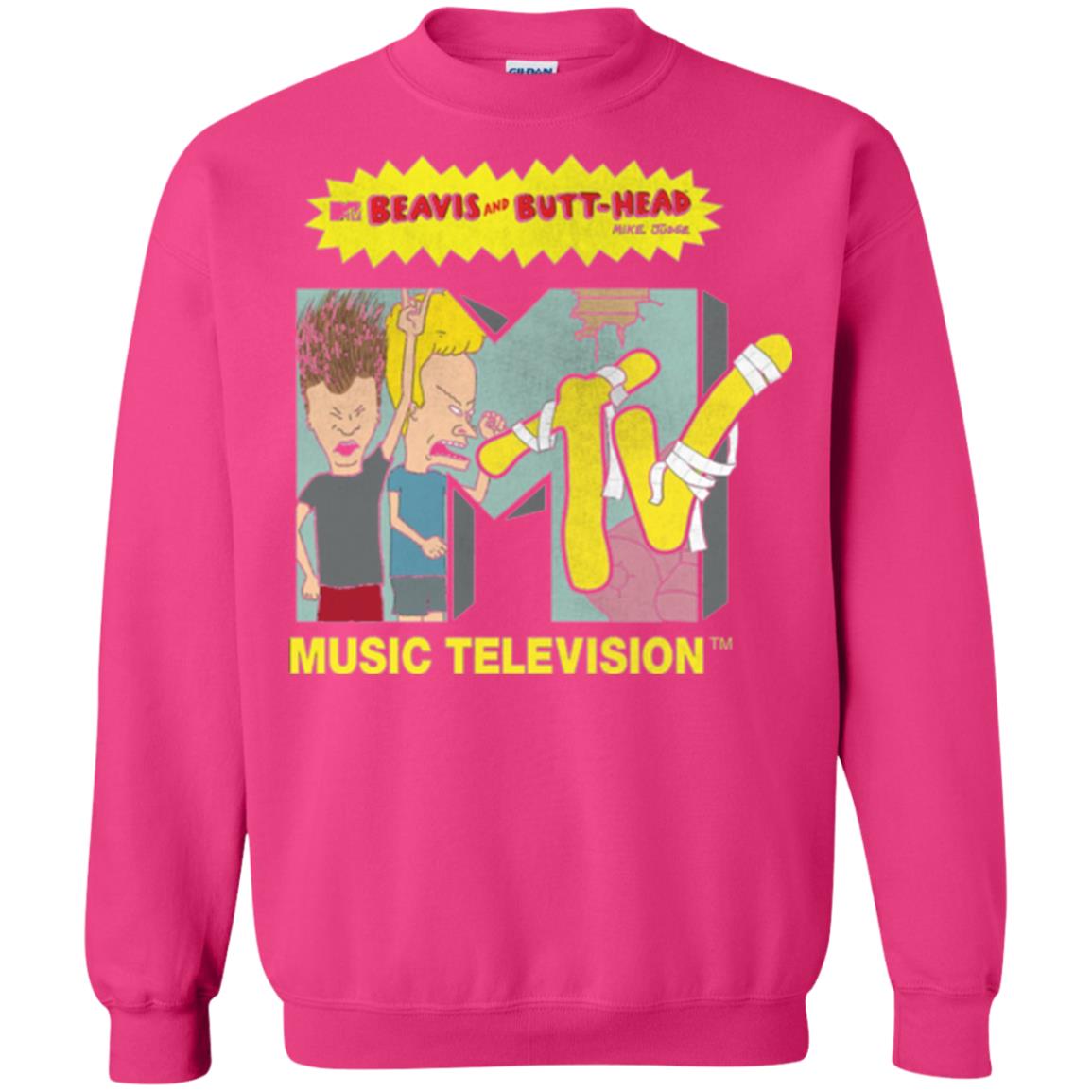Mtv Logo T-shirt Beavis And Butt Head Heliconia