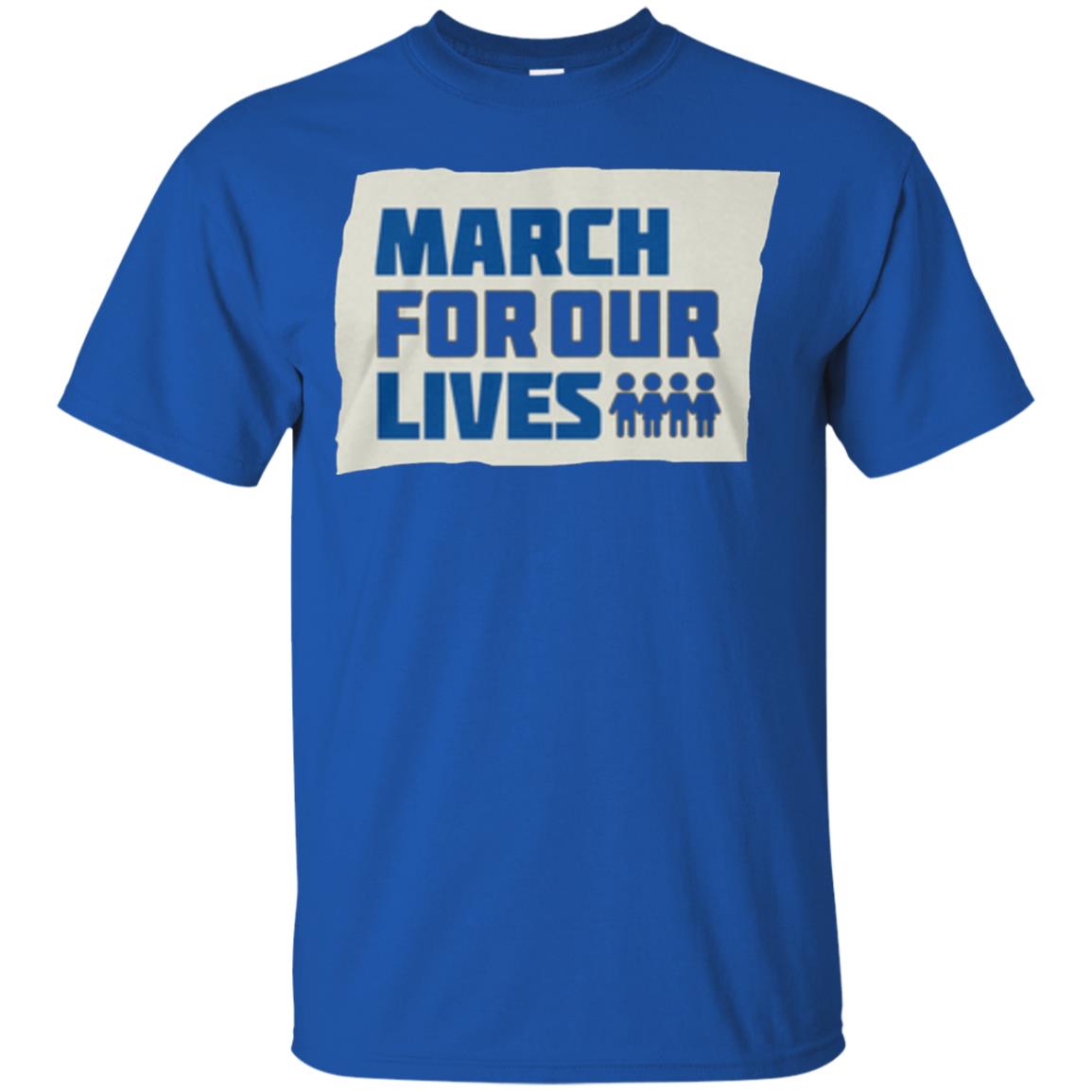 March For Our Lives Anti Gun T-shirt Royal