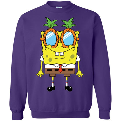 Nickelodeon Spongebob Squarepants Pineapple Glasses T-shirt Purple