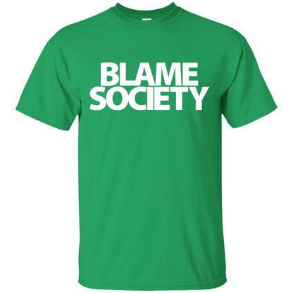 Mens Blame Society Urban Hip Hop T-shirt Irish Green