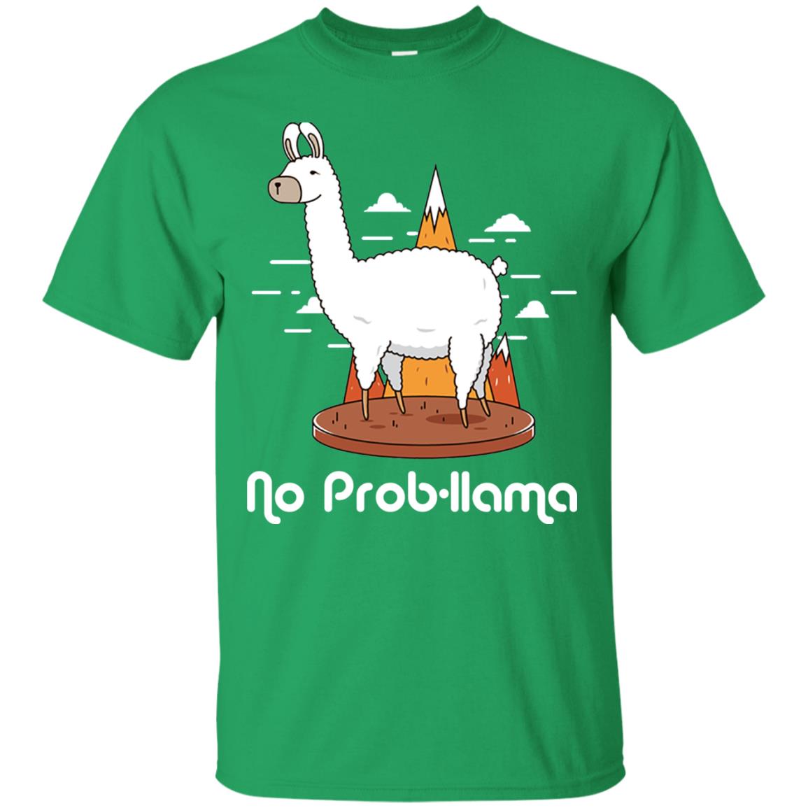 No Prob-llama Llama Shirt Irish Green