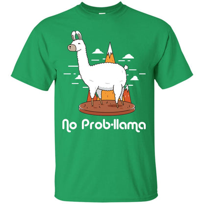 No Prob-llama Llama Shirt Irish Green