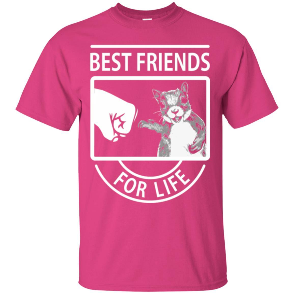 Squirrel T-shirt Best Friend For Life T-shirt Heliconia