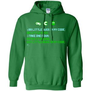 99 Little Bugs In My Code Funny Programmer T-shirt