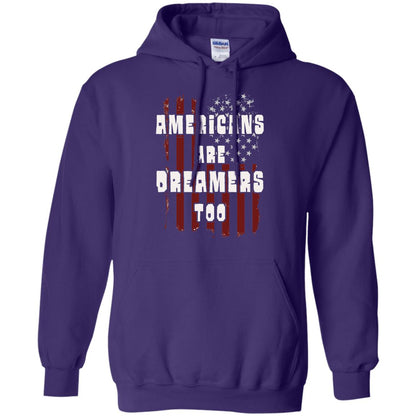 Anti Trump T-shirt Americans Are Dreamers Too Patriotic Pride Purple