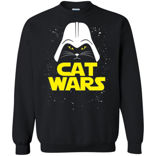 Cat Lover T-shirt Cat Wars T-shirt Black