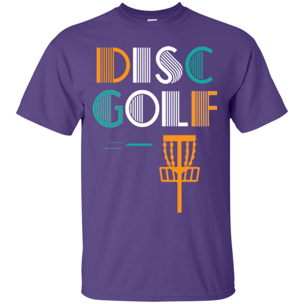Golf Lover T-shirt Disc Golf Purple