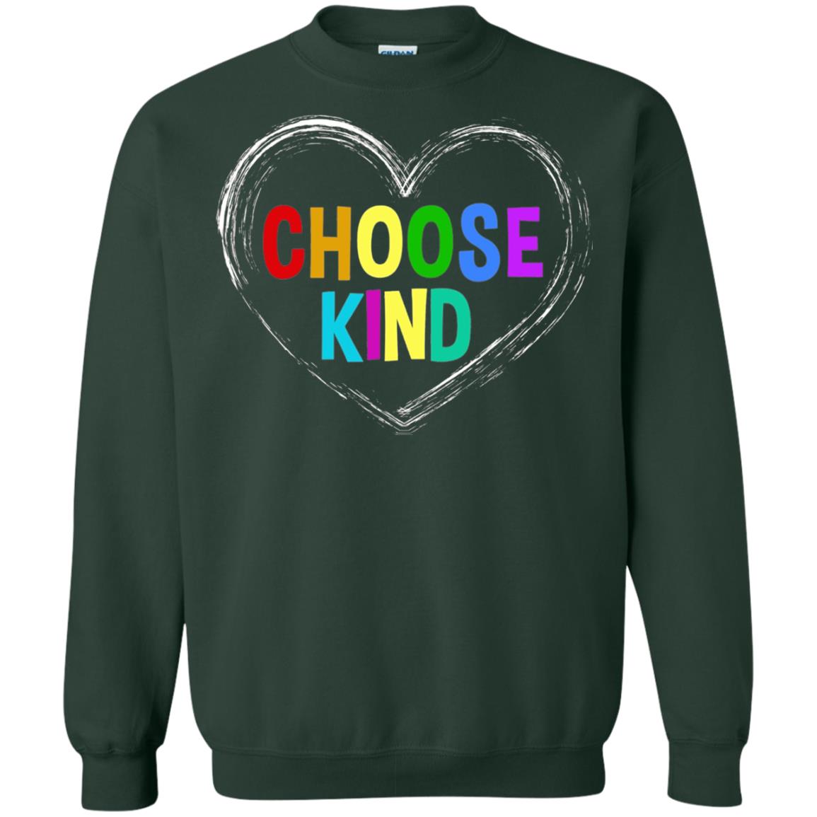 Choose Kind Anti Bullying T-shirt Forest Green
